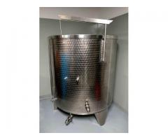 Hochwertiger Niro-Immervolltank mit Kühlmantel - 1550 L