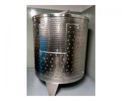 Hochwertiger Niro-Immervolltank mit Kühlmantel - 1550 L