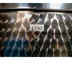 Hochwertiger Niro-Immervolltank mit Kühlmantel - 1550 L