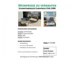 Scharfenberger 2000l Weinpresse