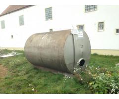 Edelstahltank, liegend