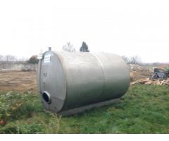 Edelstahltank, liegend