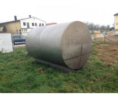 Edelstahltank, liegend