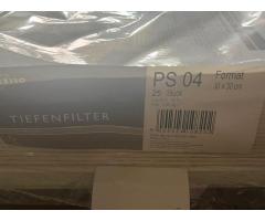Preziso PS 04 und PS 08 Tiefenfilter 30 x 30 cm